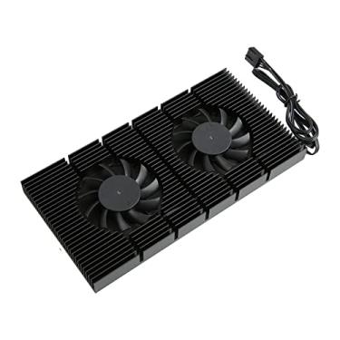 Imagem de Radiador de placa traseira Gpu, dissipador de calor rápido de liga de 4 pinos, placa traseira Gpu, refrigerador de memória de alumínio para Rtx3090 3080 3070