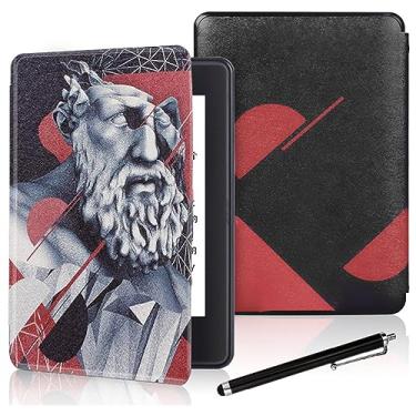Imagem de enoxboo Capa para o Kindle Voyage 2014-Capa para Kindle Voyage (2014 Publicado, Modelo No. NM460GZ)-Cobrir com Sleep Automático/Make