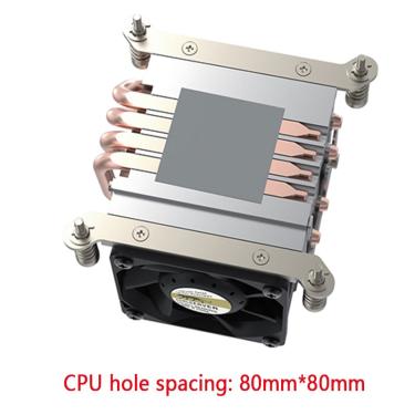 Imagem de Coolserver R63 2U Servidor cooler CPU 4 heatpipes Workstation Arrefecimento 4pin PWM Quieto