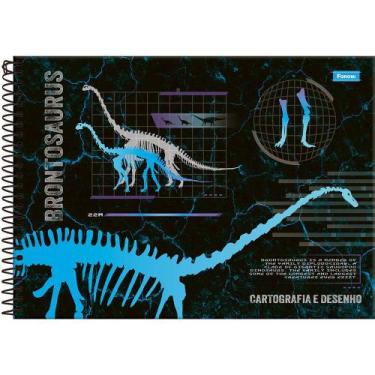 Imagem de Caderno De Cartografia E Desenho Sauros Brontosaurus - Foroni