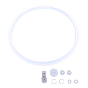 Imagem de Conjunto de anel de vedação de silicone para panela de pressão de 9 litros + Flutuador e selador de substituição universal para kit de panelas de pressão (panela de pressão de 5/6 litros)
