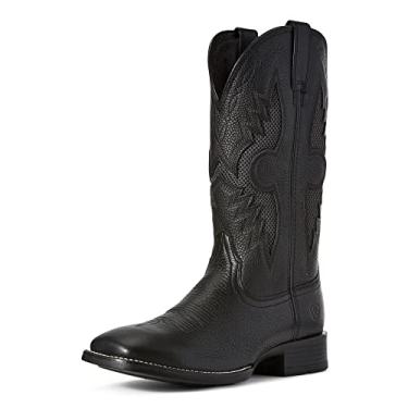 Imagem de Ariat VentTEK Bota masculina de bico quadrado estreito Ultra Western, Carbono preto, 11 Wide