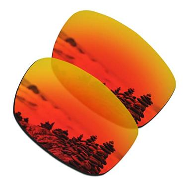 Imagem de SmartVLT Lentes de reposição masculinas vermelhas para óculos de sol Ray-Ban RB3379 64 mm