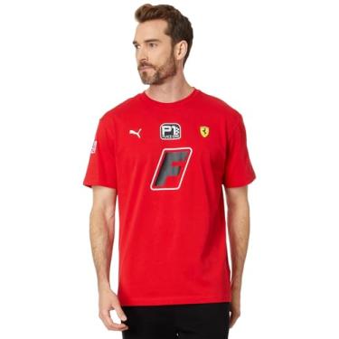 Imagem de PUMA Camiseta de manga curta Ferrari Race Garage Crew Rosso Corsa GG