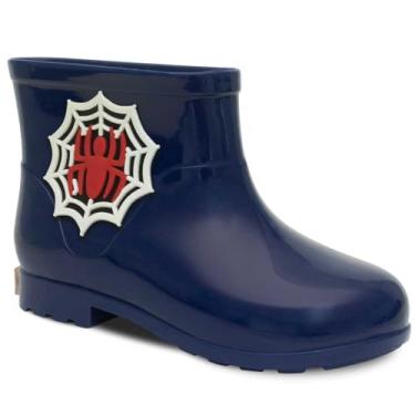Imagem de Bota Galocha Moda Infantil Nº 21 ao 26 Botinha Menino Aranha 09.37 (Marinho, BR, Criança de 1 a 3 anos, Numérico, 22)