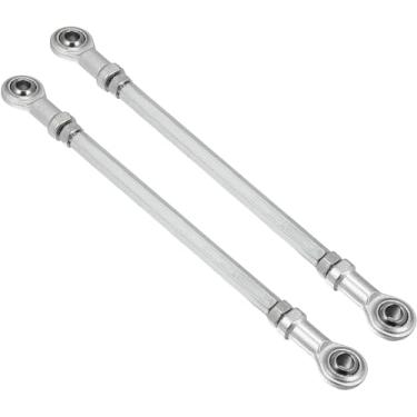 Imagem de 2 peças 200 mm 8 mm furo ajustável eixo de direção haste para 49cc ATV elétrico Go Kart