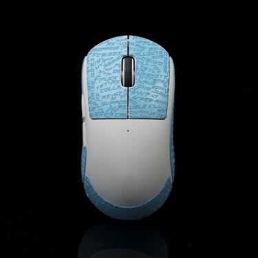 Imagem de Hokeyio Fita adesiva de mouse para Logitech G Pro X Superlight 2 antiderrapante suck sweat CS letra azul
