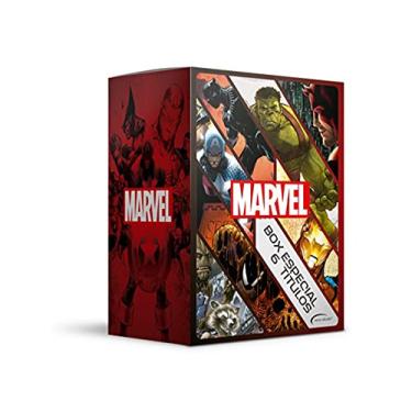 Imagem de Box Marvel - 6 Títulos: Guerra Civil, Guardiões da Galáxia (Caos na Galáxia) , Demolidor (O Homem sem Medo), Homem-Aranha (A Última Caçada de Kraven), ... (Quem é o Pantera Negra), Planeta Hulk