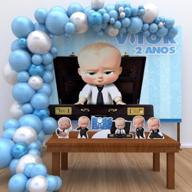 Imagem de Kit Decoração Personalizado Festa de Aniversário Infantil O poderoso Chefinho P-CHEF02