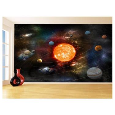 Imagem de Papel De Parede 3D Espaço Estrelas Planetas 3,5M Nsp186