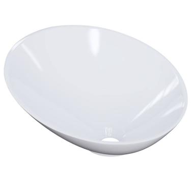 Imagem de Cuba de Apoio Meia Lua Para Banheiro Lavabo C01 BM38W Branco - Lyam