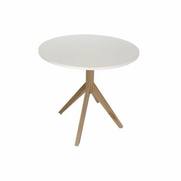 Imagem de Mesa de Jantar Redonda Verona Branca Ref. 030 80B VivaLigna