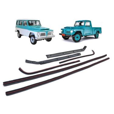 Imagem de Jogo de canaletas e pestanas rural f75 interna e externa jahu 14059-4