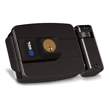 Imagem de Fechadura Elétrica Fixa C90 Hd Dupla Abre P/ Dentro Std Preto - HDL