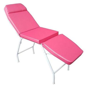 Imagem de Maca 3 Posições Reclinável For-ty Estética Tatuagem Massagem, Pink