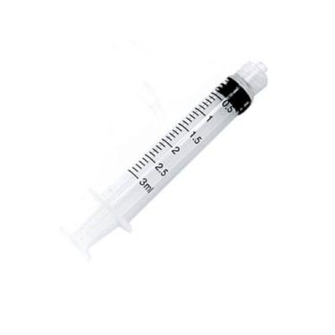 Imagem de Seringa Bd Luer Lock Sem Agulha, Capacidade De 3Ml - BD AGULHAS/SERING