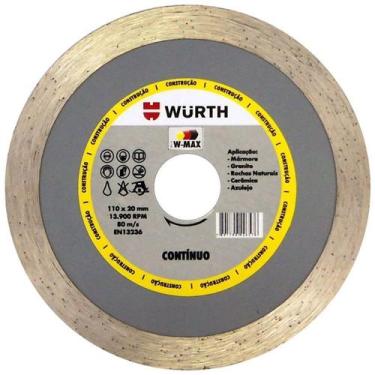 Imagem de Disco de Corte Diamantado Wurth V2 Contínuo 110mm