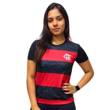 Imagem de Camisa Flamengo Baby Look Torcer Rubro-Negro - Feminina-Feminino