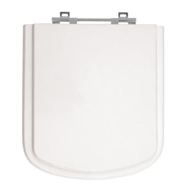 Imagem de Assento Sanitário Axis Branco Tampa para Vaso Deca de Madeira Laqueada