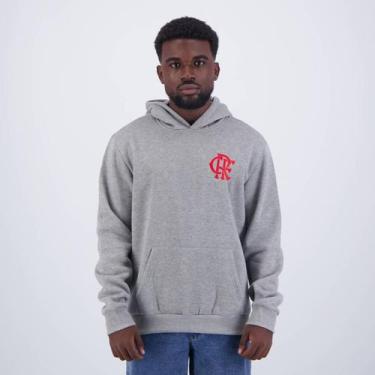 Imagem de Moletom Flamengo Freedom Cinza - Braziline, M