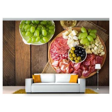 Imagem de Papel De Parede Pestiscos Frios Frutas 3D Al194 - Você Decora