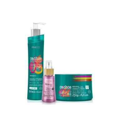 Imagem de Amend Cachos Sh 250ml + Masc 250ml + Millenar Oil Moringa 60ml