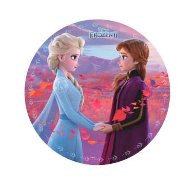 Imagem de Painel Sublimado em Tecido Festa Frozen Decoração 1,55cm - Piffer