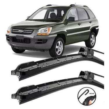 Imagem de Palhetas Silicone Limpador Parabrisa Kia Sportage 05 Até 10 - VELOX/ A