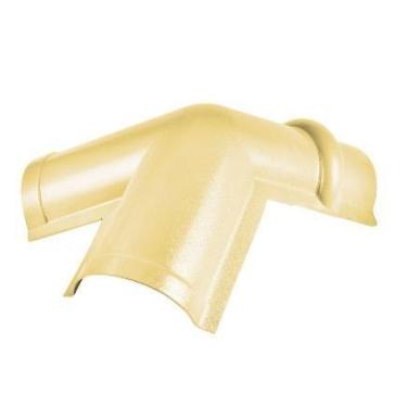 Imagem de Cumeeira PVC Triangular Marfim - Lux Telhas