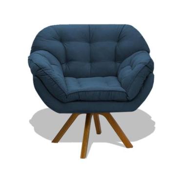 Imagem de Poltrona Miami Cadeira Robusta Base Giratória Fibra Silicone Sala De E