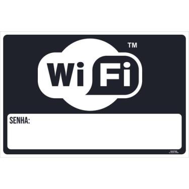 Imagem de Placa de Sinalização WI-FI Senha 2 - Império da Impressão