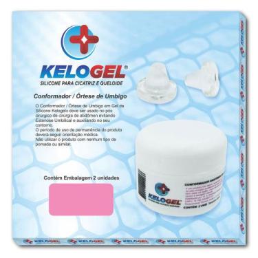 Imagem de Conformador de umbigo gel de silicone anatômico 2un kelogel