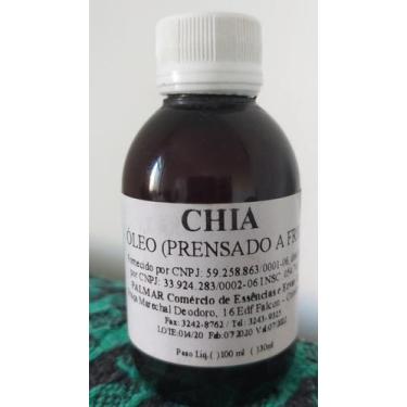 Imagem de Óleo Vegetal de Chia Prensado a Frio 100ml - Palmar
