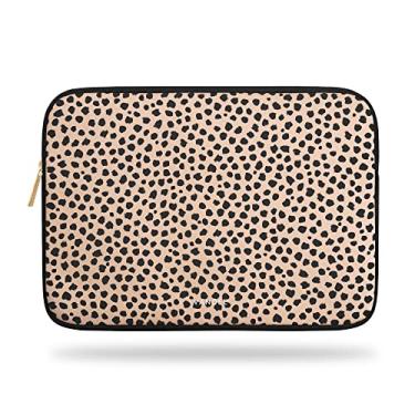 Imagem de Vandel Capa para laptop de 13 a 13,3 polegadas. Capa de laptop fofa estampa de onça para mulheres. Capa de laptop de neoprene para MacBook Air Sleeve MacBook Pro de 13 polegadas, iPad Pro 12,9, Chromebook, Surface HP