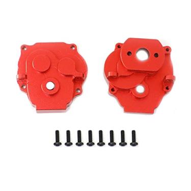 Imagem de XSYGO Aluminum Transmission Case Gearbox Housing for TRX4M 1/18 RC Crawler Car Upgrade Parts (Red)