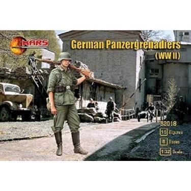 Imagem de Mars Figures 32018-1/32 Panzergrenadiers da Segunda Guerra Mundial