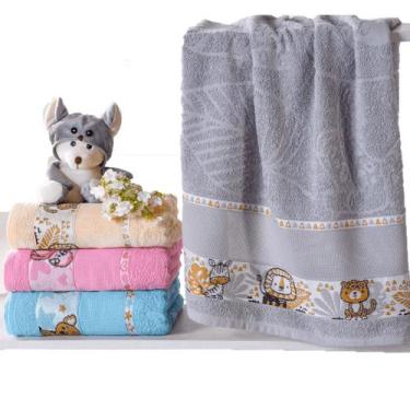 Imagem de Kit 4 Toalha De Rosto Infantil Toalhinha de Boca Mão Bebe Menina Menin