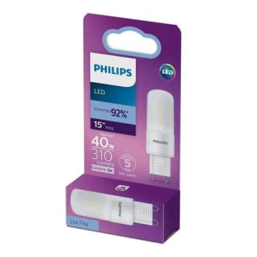 Imagem de Kit 10 Lampada Led Halopim 3W 6500K 310Lm Bivolt G9 Philips, 110V/220V