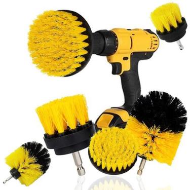 Imagem de Kit 3 Escovas Rotativas Para Uso Em Furadeira/Parafusadeira Limpeza De