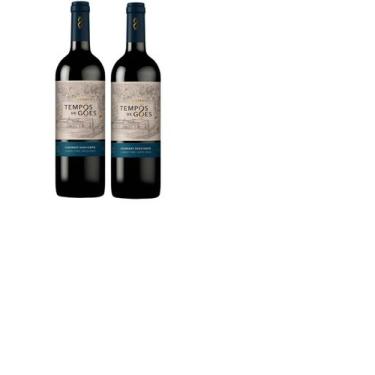 Imagem de Kit Vinho Tempos de Góes Cabernet Sauvignon Tinto Seco 750ml 2uni