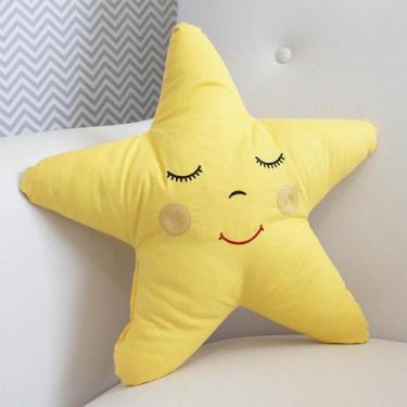 Imagem de Almofada Decorativa Estrela - Laura Baby, Amarelo