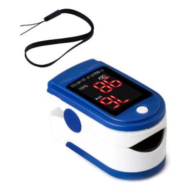 Imagem de Oxímetro Digital de Dedo Medidor Saturação De Oxigênio E BPM - JZIKI, 