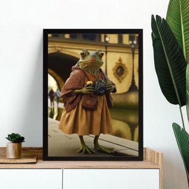 Imagem de Quadro Decorativo Perereca Véia 45x34cm - com vidro - Quadros On-line,