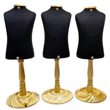 Imagem de 3 Mini Busto Manequim Pet - Luci Comércio, Preto, P