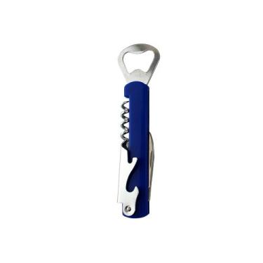 Imagem de Abridor de Garrafa Saca Rolha Multiuso Estilo Canivete - Yaay, Azul