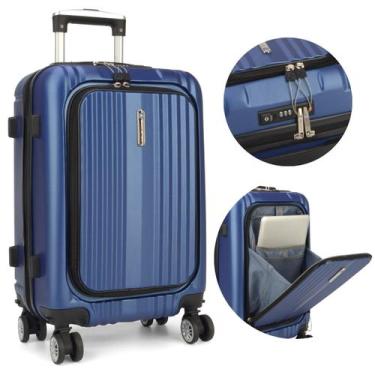 Imagem de Mala de viagem pequena bordo c/ compartimento p/ notebook - Polo King,