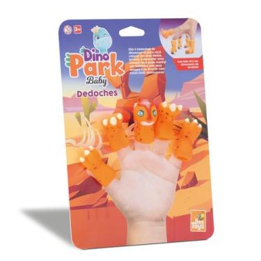Imagem de Fantoche De Dedo Dinossauro Parasaurolophus Dino Dedoche - Bee Toys, B