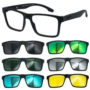 Imagem de Oculos Mormaii Swap NG 2 6153 com 6 Clipons - Escolha o Aro, Cinza, G1