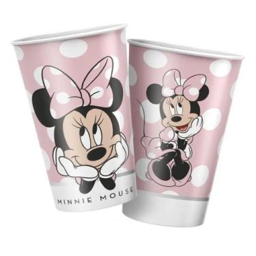 Imagem de Copo Papel Festa  Minnie Rosa - 08 unidades - Regina