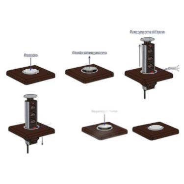 Imagem de Torre Multiplug Com 3 Tomadas Para Uso Doméstico